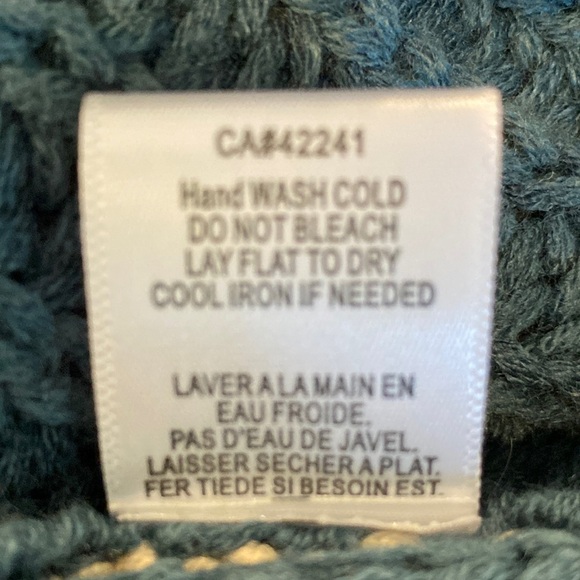 On the Road Distressed Color Block V-Neck Sweater Size S/M - Picture 11 of 16